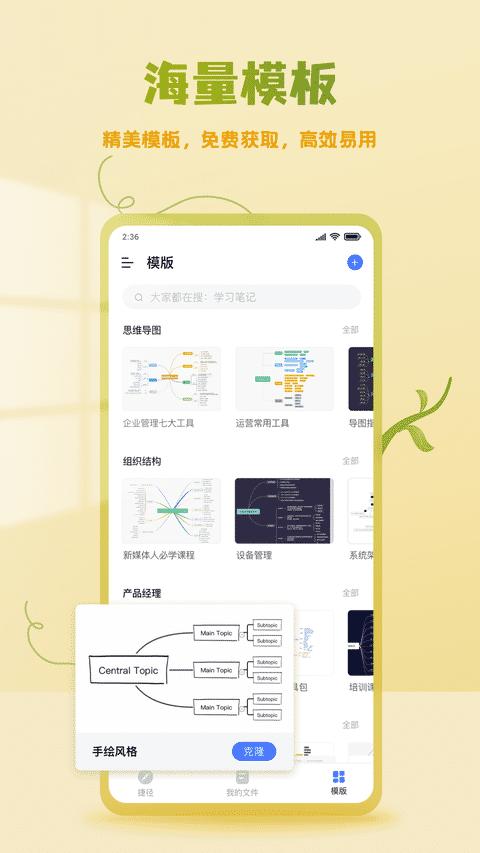 processon思维导图下载,processon思维导图,导图app,办公app